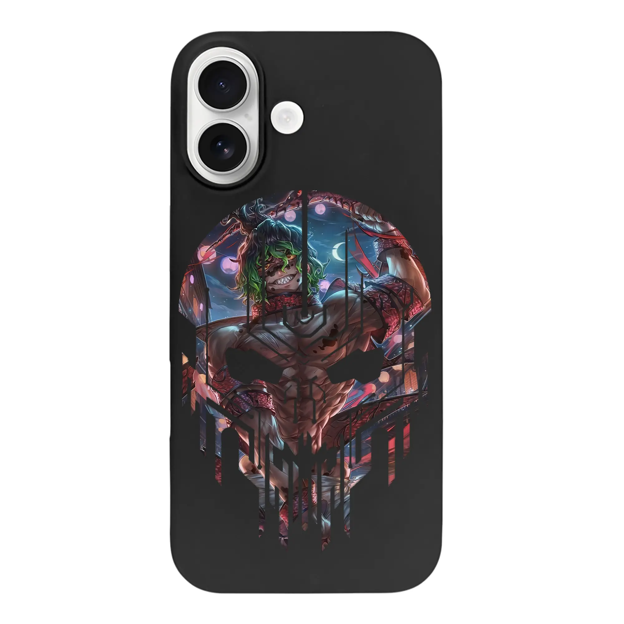 鬼滅の刃 グッズ,妓夫太郎 - iPhone 17 シリーズ シリコンケース 薄型 耐衝撃 指紋防止 ソフトタッチカバー 精密フィット 傷防止 保護ケース iPhone 17/17 Air/17 Pro/17 Pro Max 対応